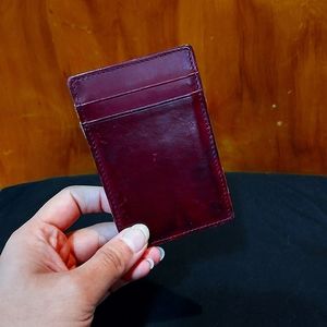 Leather card case